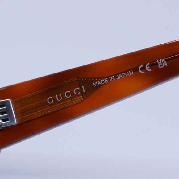 Gucci GG1919S 004 Cat Eye Sunglasses - Blonde Havana/Grey main image 7
